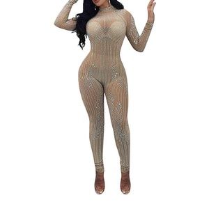 Nude Glitz ✨ Sparkle Bodysuit sz 2X